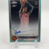2022 23 Topps Overtime Elite OTE Chrome Somto Cyril Aqua Refractor Auto 99 (7)