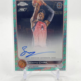 2022 23 Topps Overtime Elite OTE Chrome Somto Cyril Aqua Refractor Auto 99 (3)