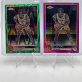 2022 23 Topps OTE Chrome TJ Clark Rookie Auto + Green 75 Blue 99 &amp; Refractors (4)