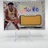 2022 23 Topps OTE Inception Jaylen Martin Pink Rookie Patch Auto 30 + Auto 149 (1)