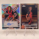 2022 23 Topps OTE Finest ZZ Clark Auto + Orange 25 &amp; Chrome Refractors (x13) (2)