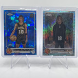 2022 23 Topps OTE Chrome Kanaan Carlyle Blue 99 + Sapphire SP &amp; Base Set (x14) (5)