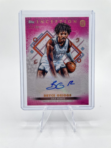 2022 23 Topps OTE Inception Bryce Griggs Auto 99 + Aqua 75 + 199 & Pink 150 (2).1