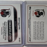 2022 23 Topps OTE Chrome Somto Cyril Auto + Gold Refractor 50 + Base Set (x13) (3)