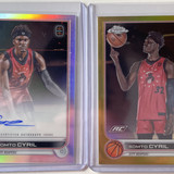 2022 23 Topps OTE Chrome Somto Cyril Auto + Gold Refractor 50 + Base Set (x13) (2)