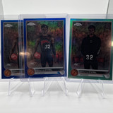 2022 23 Topps OTE Chrome Somto Cyril Blue Refractor Rookie 99 (x2) + Aqua 199 (1)