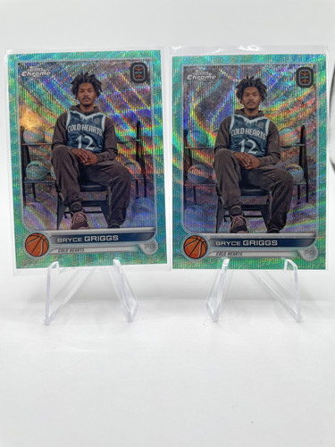 2022 23 Topps OTE Inception Bryce Griggs Auto 99 + Aqua 75 + 199 & Pink 150 (6).1
