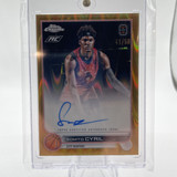 2022 23 Topps Overtime Elite OTE Chrome Somto Cyril Gold Refractor Auto 50 (1)