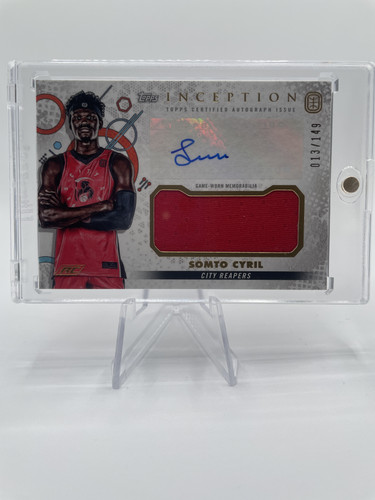 2022 23 Topps Overtime Elite OTE Inception Somto Cyril Rookie Patch Auto 149 (1)