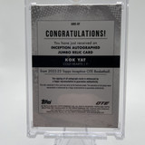 2022 23 Topps OTE Inception Kok Yat Jumbo Patch Rookie Auto 99 (2)