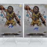 2022 23 Topps OTE Inception Kanaan Carlyle Auto 199 + Chrome Auto Set (x4) (4)