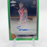 2022 23 Topps OTE Chrome Somto Cyril Green Refractor Rookie Auto 75 #CA SC3 (1)