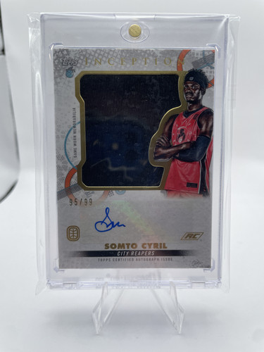 2022 23 Topps OTE Inception Somto Cyril Jumbo Relic Patch Auto 99 (1).1