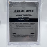 2022 23 Topps OTE Inception Somto Cyril Jumbo Relic Patch Auto 99 (2)