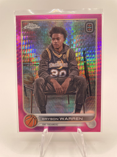 2022 23 Topps OTE Inception Bryson Warren Patch Auto 149 + Refractor Set (x15) (4).1