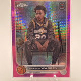 2022 23 Topps OTE Inception Bryson Warren Patch Auto 149 + Refractor Set (x15) (4)
