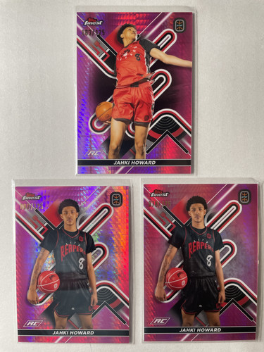2022 23 Topps OTE Finest Jahki Howard Green 99 Blue 150 Pink 125 Set (x9) (2).1