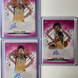 2022 23 Topps OTE Inception Jalen Lewis Pink Rookie Auto 99 Set (x3) (1)