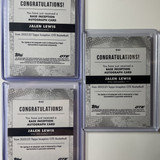 2022 23 Topps OTE Inception Jalen Lewis Pink Rookie Auto 99 Set (x3) (2)