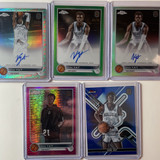 2022 23 Topps OTE Chrome Kok Yat Green Auto 75 Aqua Auto 99 + Refractors (x23) (2)