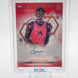 2022 23 Topps OTE Inception Somto Cyril Red Rookie Auto 75
