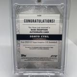 2022 23 Topps OTE Inception Somto Cyril Pink Rookie Auto 99 (2)