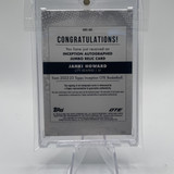 2022 23 Topps OTE Inception Jahki Howard Jumbo Rookie Patch Auto 99 (2)