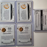 2022 23 Topps OTE Inception Bryson Warren Patch Auto 149 + Refractor Set (x22) (3)