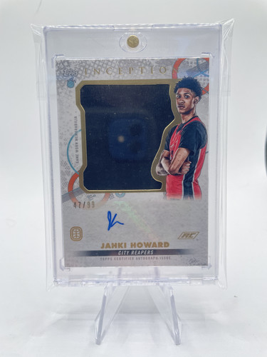 2022 23 Topps OTE Inception Jahki Howard Jumbo Rookie Patch Auto 99 (1).1