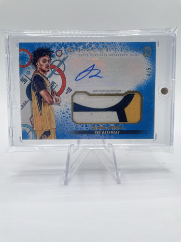 2022 23 Topps OTE Inception Jalen Lewis Blue Rookie Patch Auto 5 (1).1