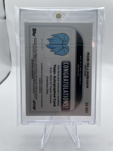 2022 23 Topps OTE Chrome Rob Dillingham Aqua Refractor Rookie Auto 99 (2).1