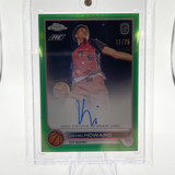 2022 23 Topps Overtime Elite OTE Chrome Jahki Howard Green Rookie Auto 75 (1)