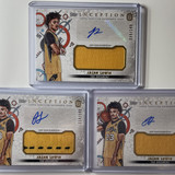 2022 23 Topps OTE Inception Jalen Lewis Patch Rookie Auto 149 Set (x3) (1)