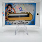 2022 23 Topps OTE Inception Jalen Lewis Cloth Collaborations Blue Patch Auto 5 (1)