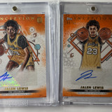 2022 23 Topps OTE Inception Jalen Lewis Orange Rookie Auto 50 Set (x2) (1)