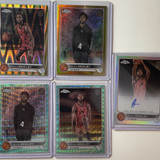 2022 23 Topps OTE Chrome Ryan Bewley Auto Gold 50 Aqua 199 Refractor Set (x22) (2)