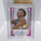 2021 22 Leaf Metal Langston Love Clear Pink Production Proof Rookie Auto 11 (1)