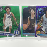 2021 24 Bowman U Chrome Jared McCain Green Refractor 99 + Aqua 299 Set (x4) (1)