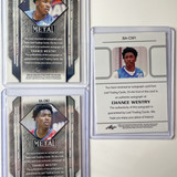 2021 22 Leaf Metal Chance Westry Pink Prizm Rookie Auto 20 + Memories Bronze (2)