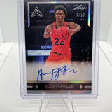 2021 22 Leaf Memories Allen Flannigan Platinum Foil Rookie Auto 10 (1)