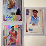 2021 22 Leaf Metal Chance Westry Pink Prizm Rookie Auto 20 + Memories Bronze (1)