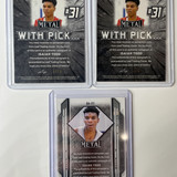 2021 22 Leaf Metal Isaiah Todd With Pick Orange Rookie Auto 4 RWB Prizm 5 +10 (2)