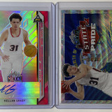2021 22 Leaf Metal Kellan Grady State Pride Rookie Auto + Pink Prizm 25 (1)
