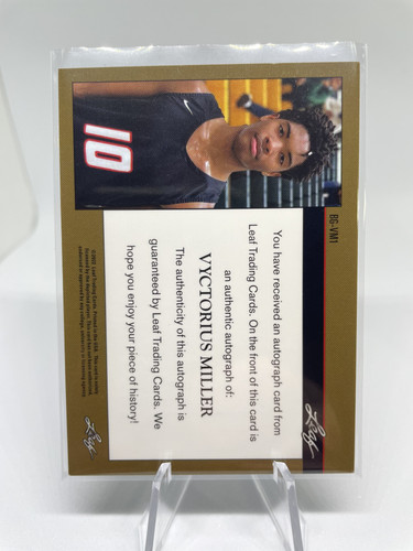 2021 22 Leaf Memories Vyctorious Miller Bronze Rookie Auto (2).1