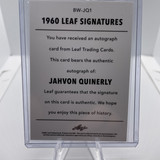 2021 22 Leaf Memories Jahvon Quinerly Gold Foil Rookie Auto 5 (2)