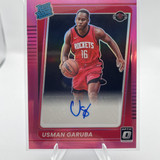 2021 22 Donruss Optic Usman Garuba Pink Prizm Rated Rookie Auto 20 (1)