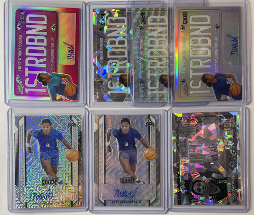 2021 22 Leaf Metal TyTy Washington So Money + Plate Rookie Auto Set (x7) 25 SP (1).1