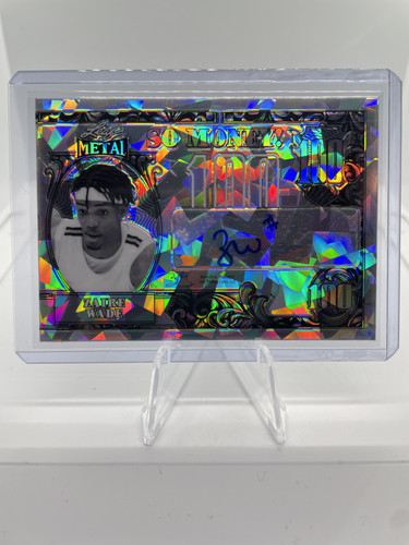 2021 22 Leaf Metal Zaire Wade So Money Cracked Ice Prizm Rookie Auto SP (1).1