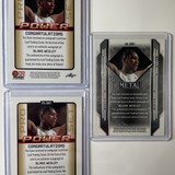 2021 22 Leaf Pro Set Blake Wesley Rookie Auto Set (x3) Aqua 99 + Metal Prizm SP (2)