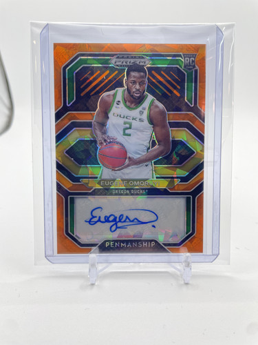 2021 22 Panini Prizm Draft Picks Eugene Omoruyi Orange Ice Prizm SP Auto (1).1